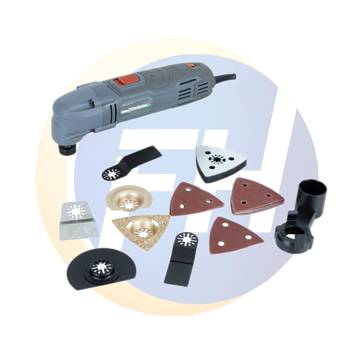 MULTI HERRAMIENTA OSCILANTE GLADIATOR 280W MU 800/1K