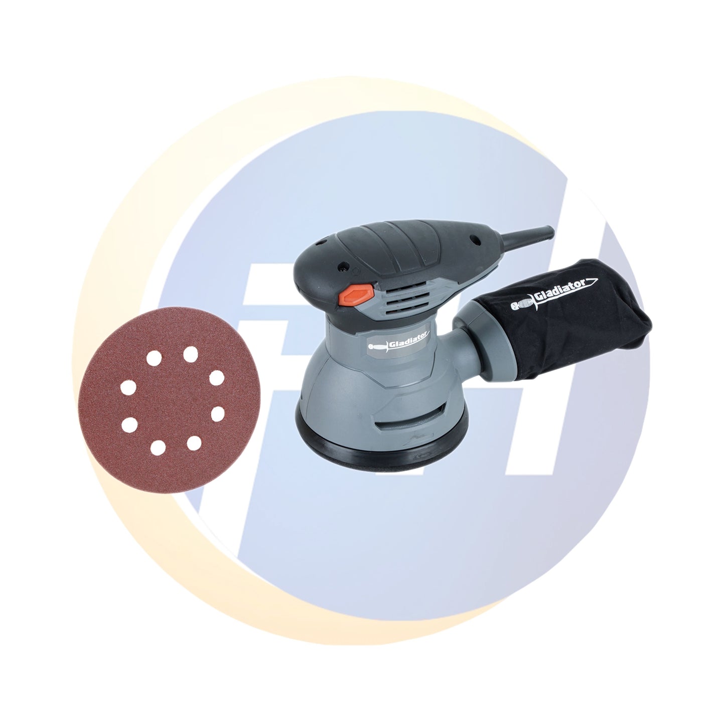 LIJADORA ROTO ORBITAL GLADIATOR 125mm 300w LR 605