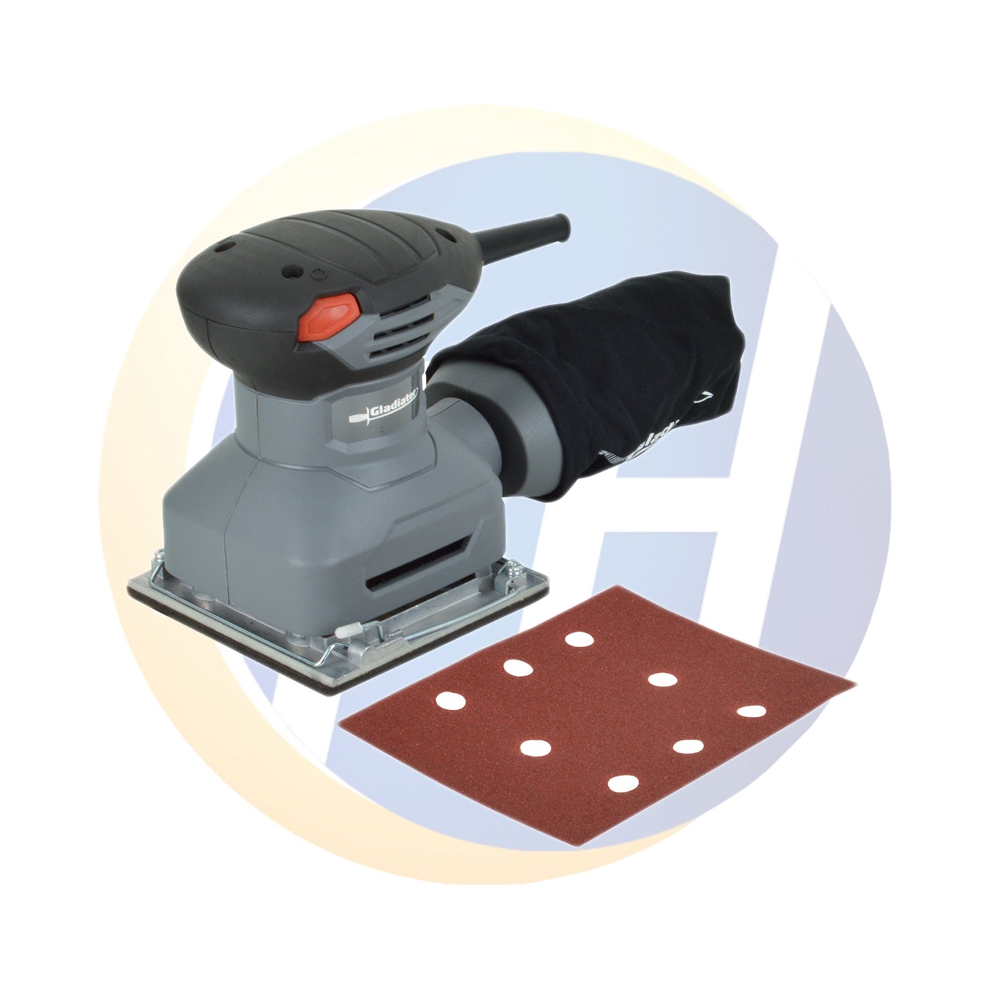 LIJADORA ORBITAL GLADIATOR 115x110mm 250w LO 613