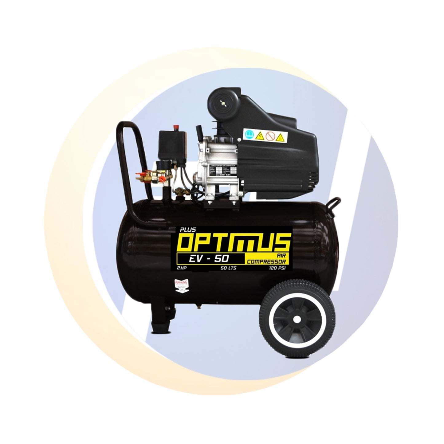 COMPRESOR DE AIRE OPTIMUS EV-50 / 50 LITROS / 2HP /220 VOLT
