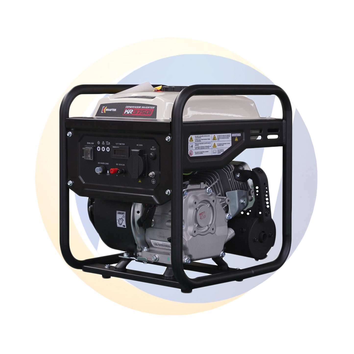GENERADOR GASOLINA INVERTER KRAFTER KR3750i (3500 WATTS)