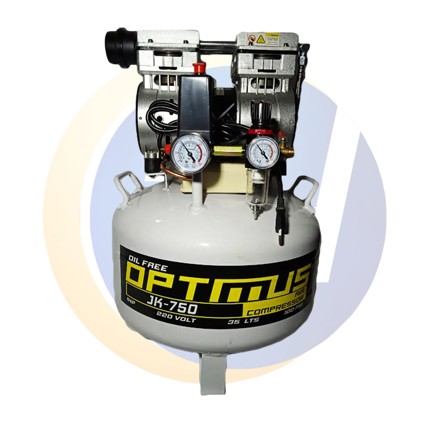 COMPRESOR DE AIRE OPTIMUS JK-750 / 35 LITROS /1HP/ 220 VOLT